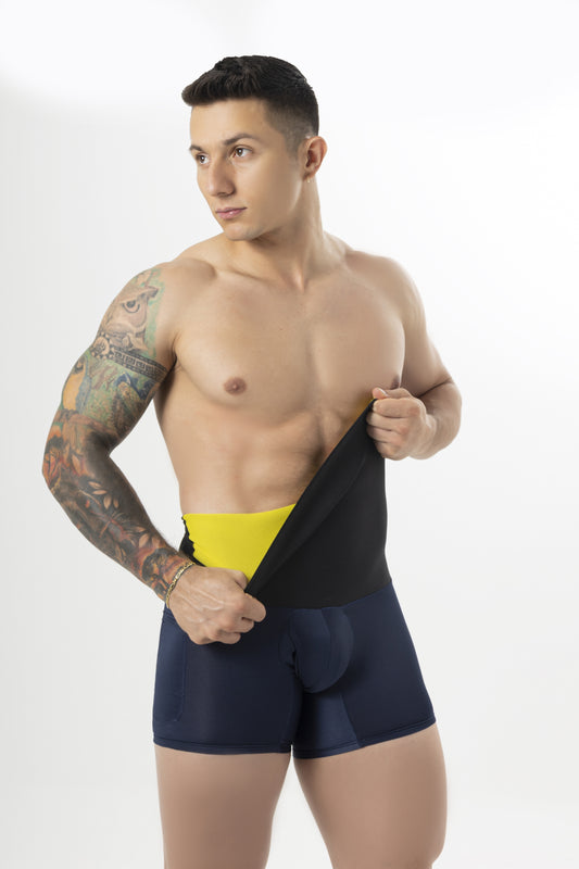 Boxer de neoprene masculino para emagrecimento