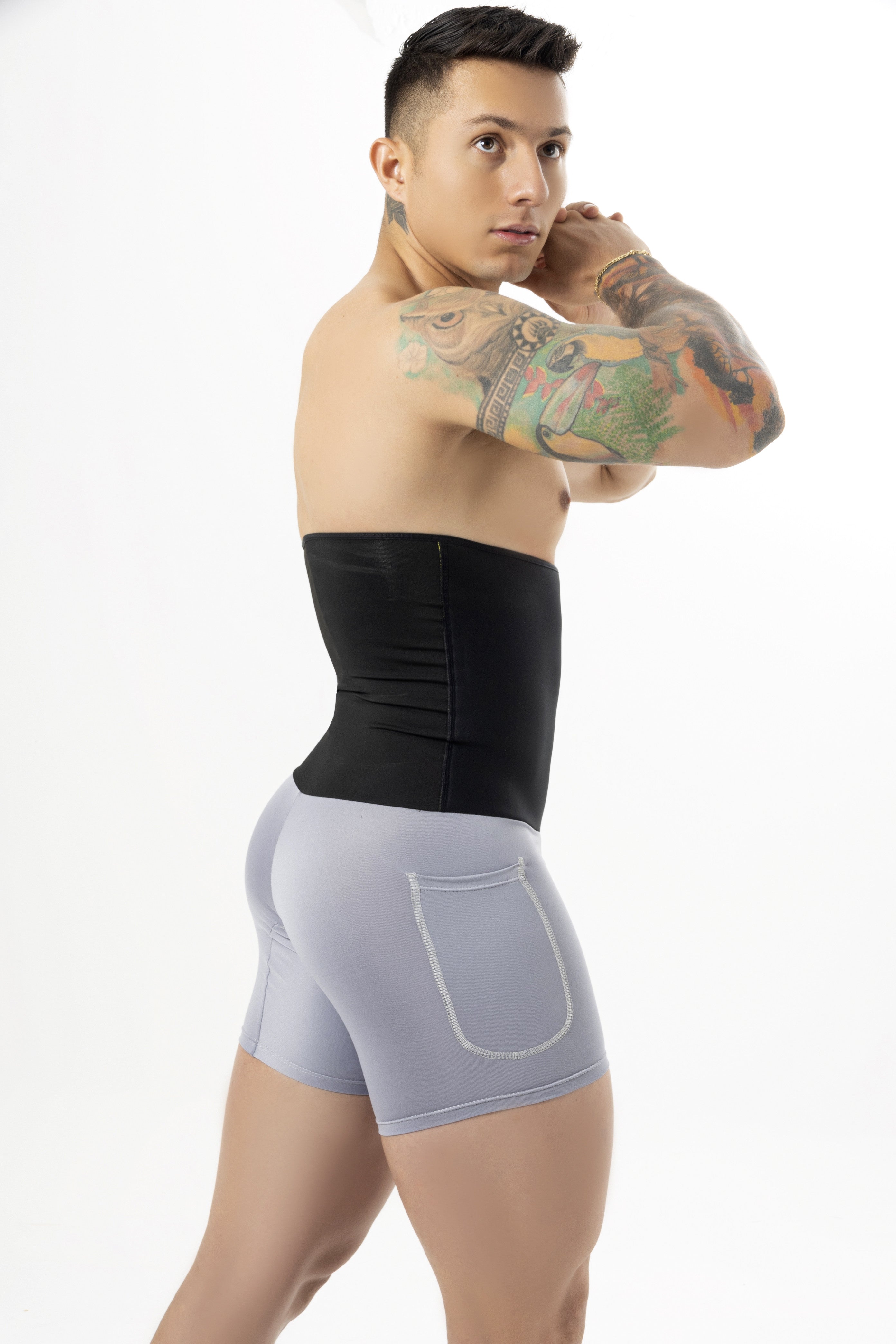 Boxer de neoprene masculino para emagrecimento