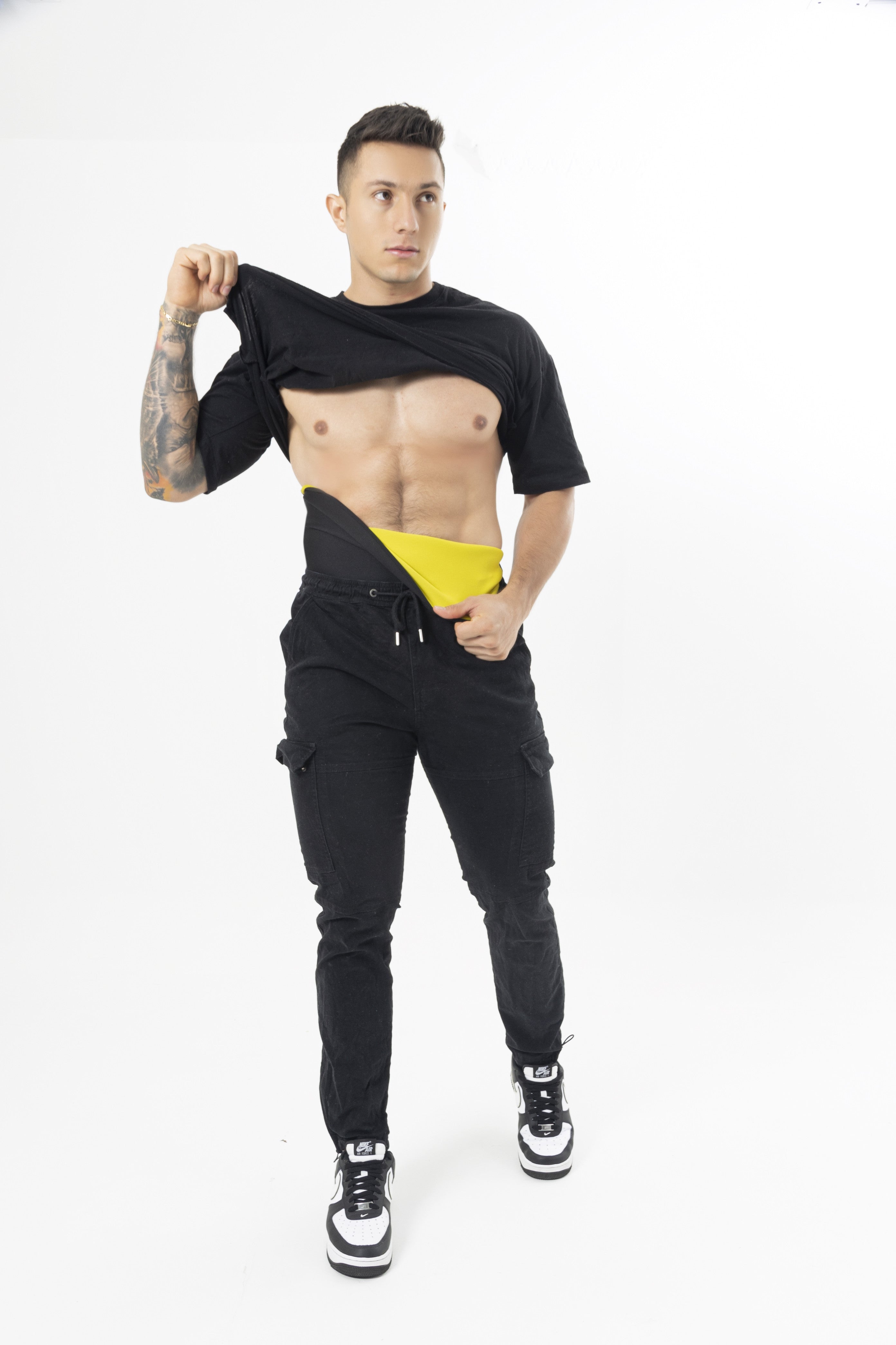 Boxer de neoprene masculino para emagrecimento