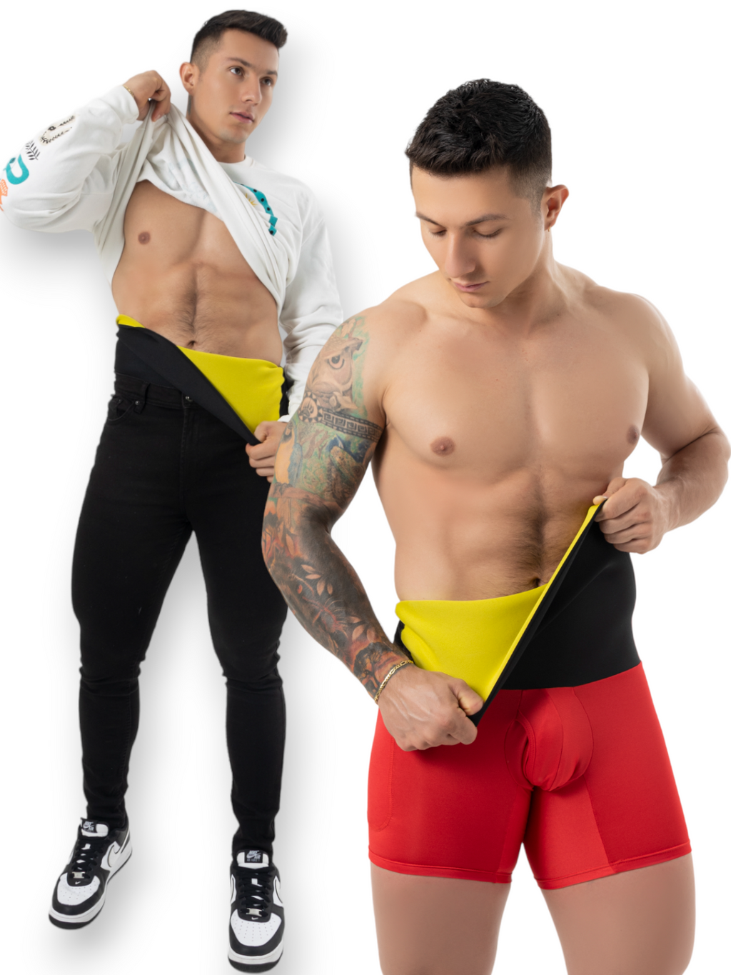 Boxer de neoprene masculino para emagrecimento