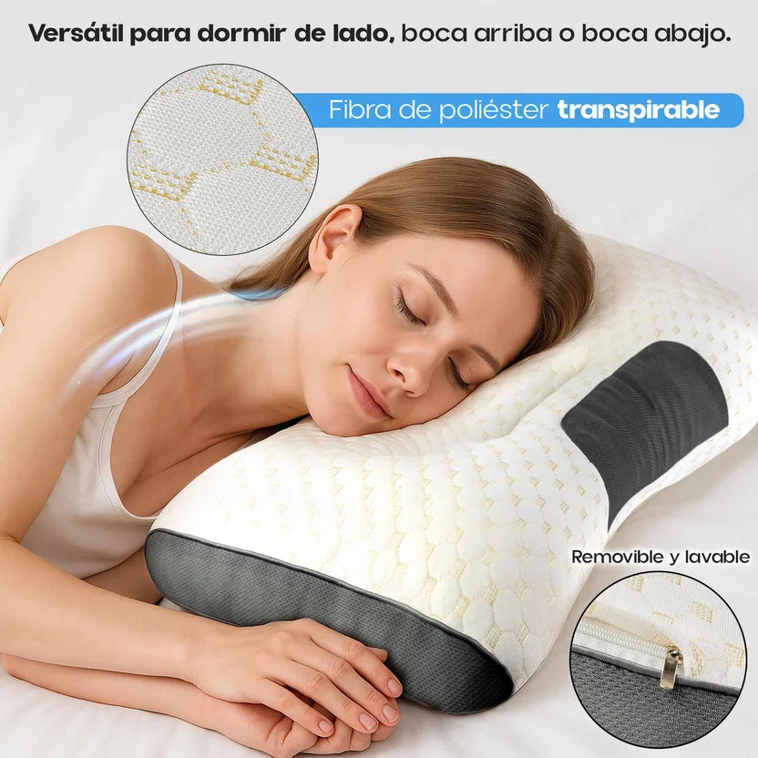 🛌✨Almohada Cervical Ortopédica Premium
