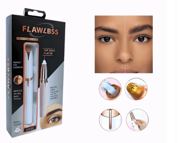 KIT DEPILADOR CEJAS Y BOZO RECARGABLE