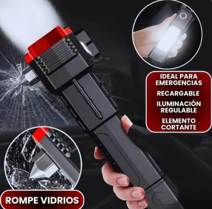 🔥 MÁS QUE UNA LINTERNA… TU KIT DE SUPERVIVENCIA 10 EN 1 + BRINDE